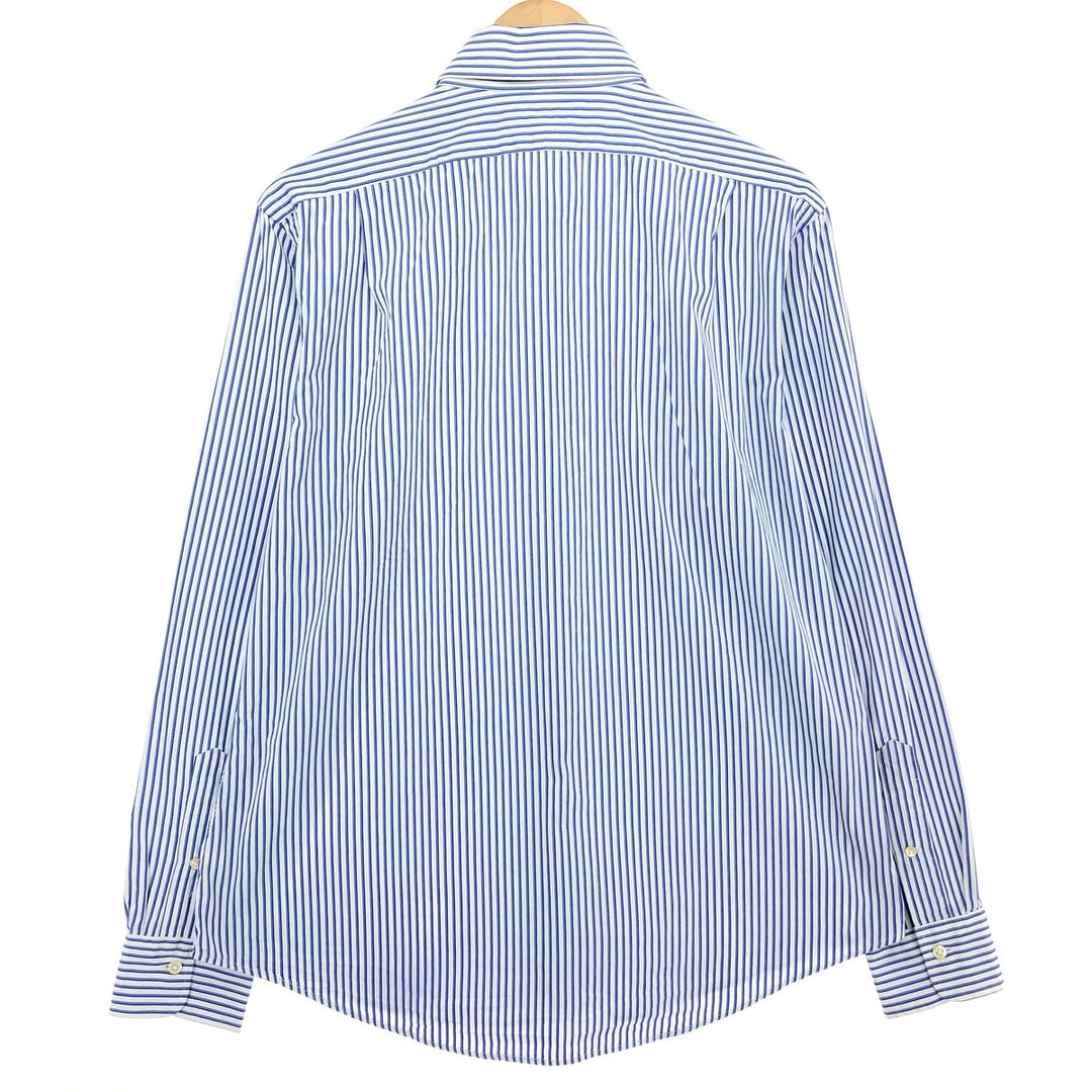 Ralph Lauren Ralph Lauren REGENT CUSTOM FIT wide collar long sleeve cotton striped shirt men's L equivalent /eaa466247