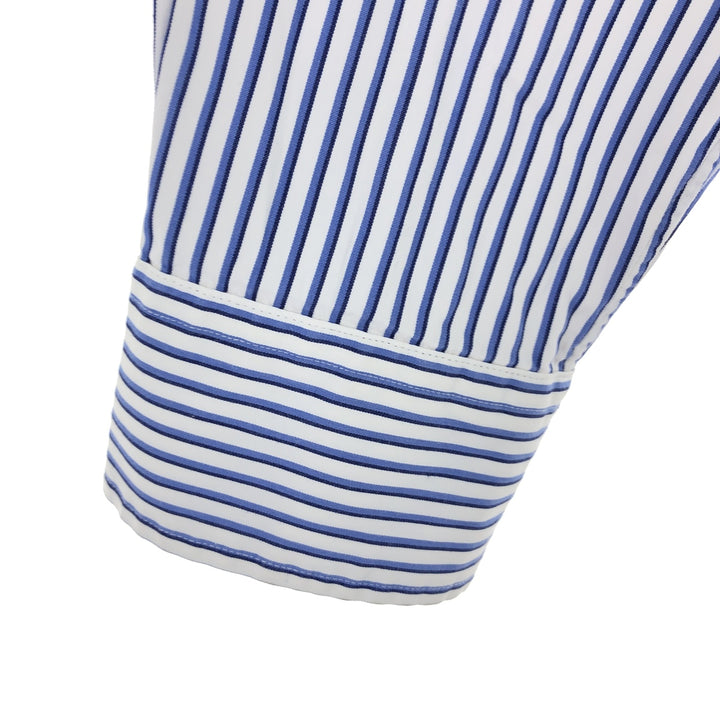 Ralph Lauren Ralph Lauren REGENT CUSTOM FIT wide collar long sleeve cotton striped shirt men's L equivalent /eaa466247