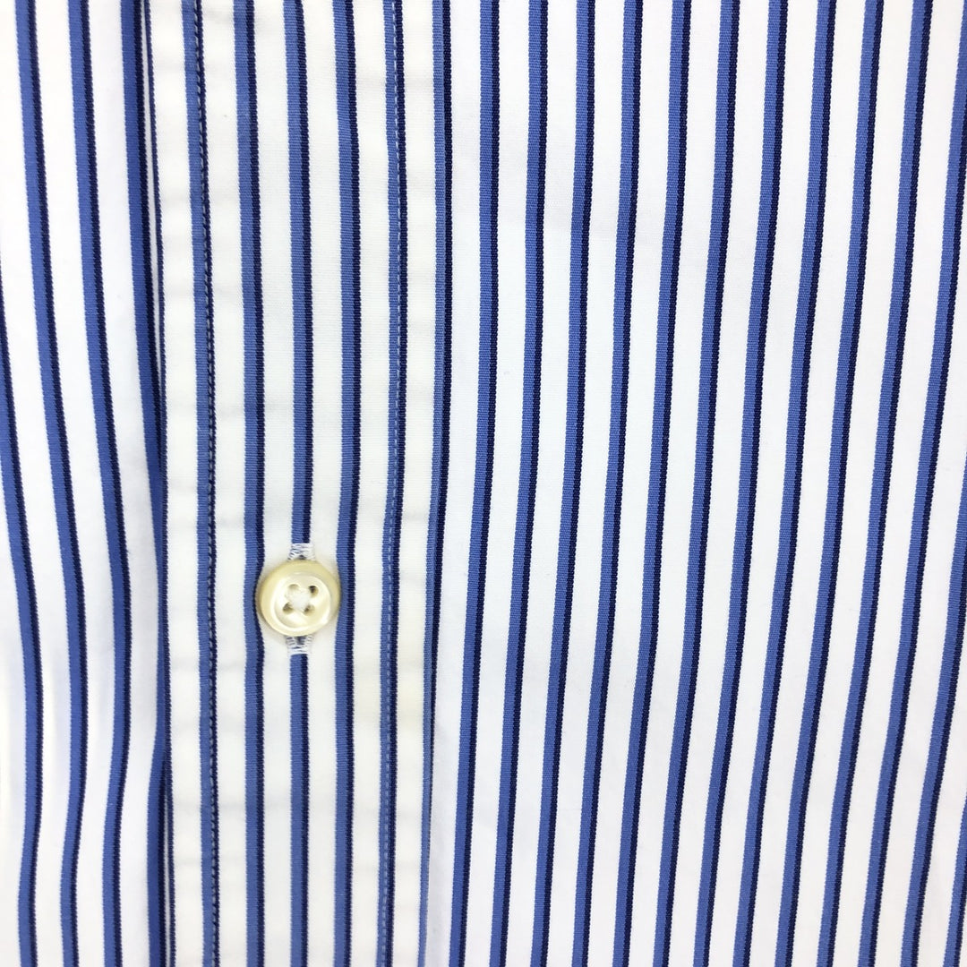 Ralph Lauren Ralph Lauren REGENT CUSTOM FIT wide collar long sleeve cotton striped shirt men's L equivalent /eaa466247