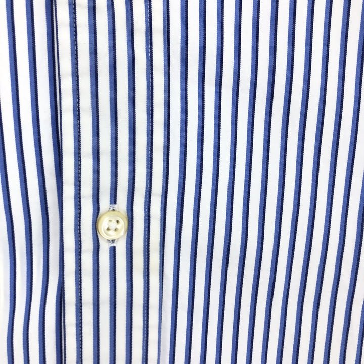 Ralph Lauren Ralph Lauren REGENT CUSTOM FIT wide collar long sleeve cotton striped shirt men's L equivalent /eaa466247