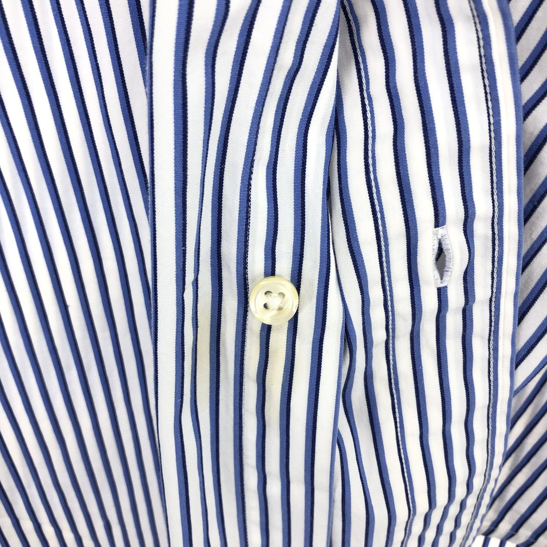 Ralph Lauren Ralph Lauren REGENT CUSTOM FIT wide collar long sleeve cotton striped shirt men's L equivalent /eaa466247