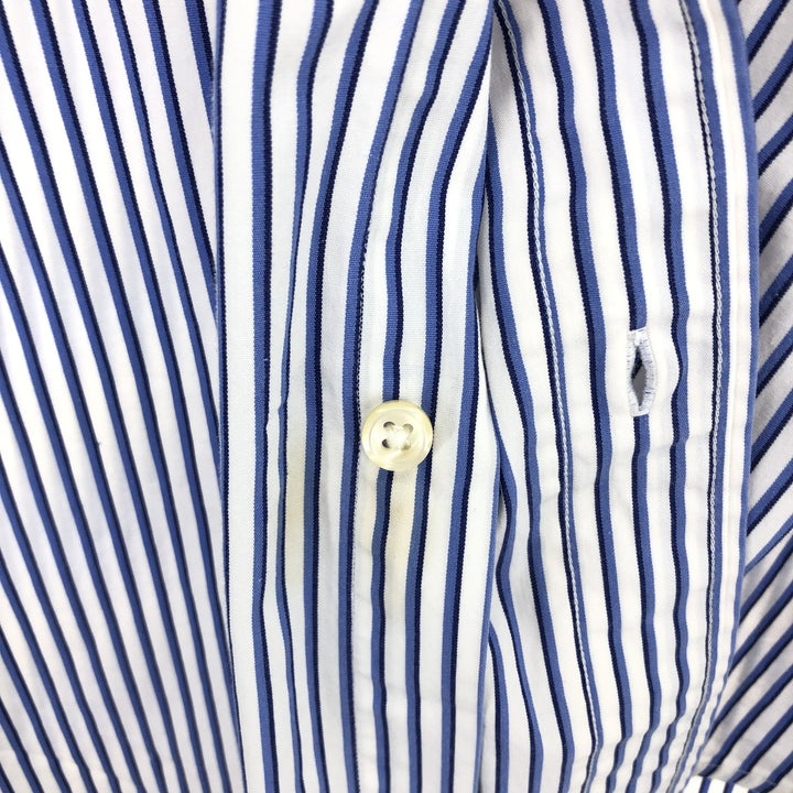 Ralph Lauren Ralph Lauren REGENT CUSTOM FIT wide collar long sleeve cotton striped shirt men's L equivalent /eaa466247