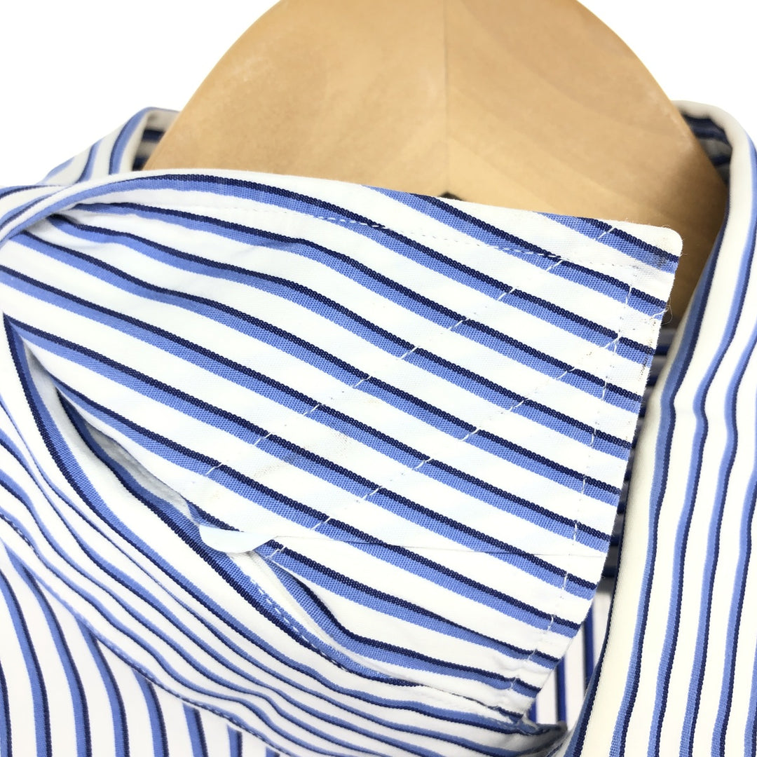 Ralph Lauren Ralph Lauren REGENT CUSTOM FIT wide collar long sleeve cotton striped shirt men's L equivalent /eaa466247