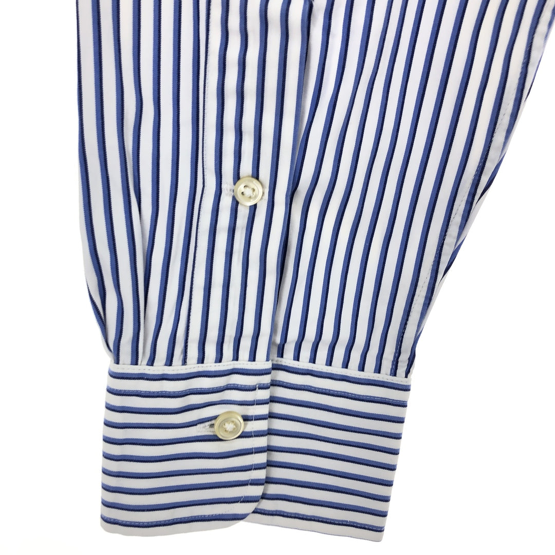 Ralph Lauren Ralph Lauren REGENT CUSTOM FIT wide collar long sleeve cotton striped shirt men's L equivalent /eaa466247