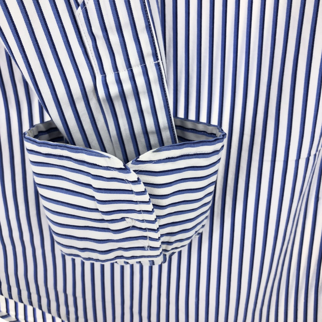 Ralph Lauren Ralph Lauren REGENT CUSTOM FIT wide collar long sleeve cotton striped shirt men's L equivalent /eaa466247