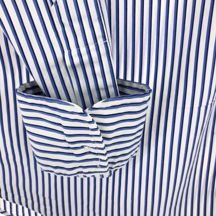 Ralph Lauren Ralph Lauren REGENT CUSTOM FIT wide collar long sleeve cotton striped shirt men's L equivalent /eaa466247