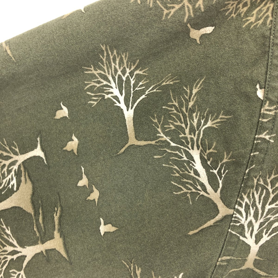 90'S Ralph Lauren CHAPS all-over print long sleeve button-down shirt, men's XL size, vintage /eaa466249