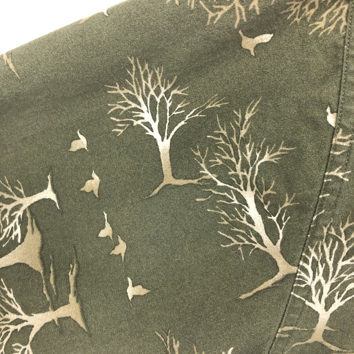 90'S Ralph Lauren CHAPS all-over print long sleeve button-down shirt, men's XL size, vintage /eaa466249