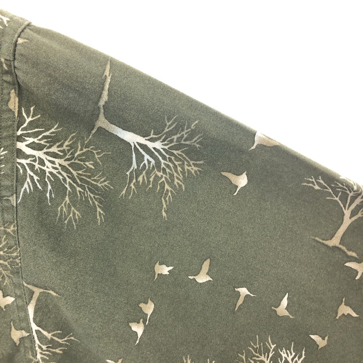 90'S Ralph Lauren CHAPS all-over print long sleeve button-down shirt, men's XL size, vintage /eaa466249