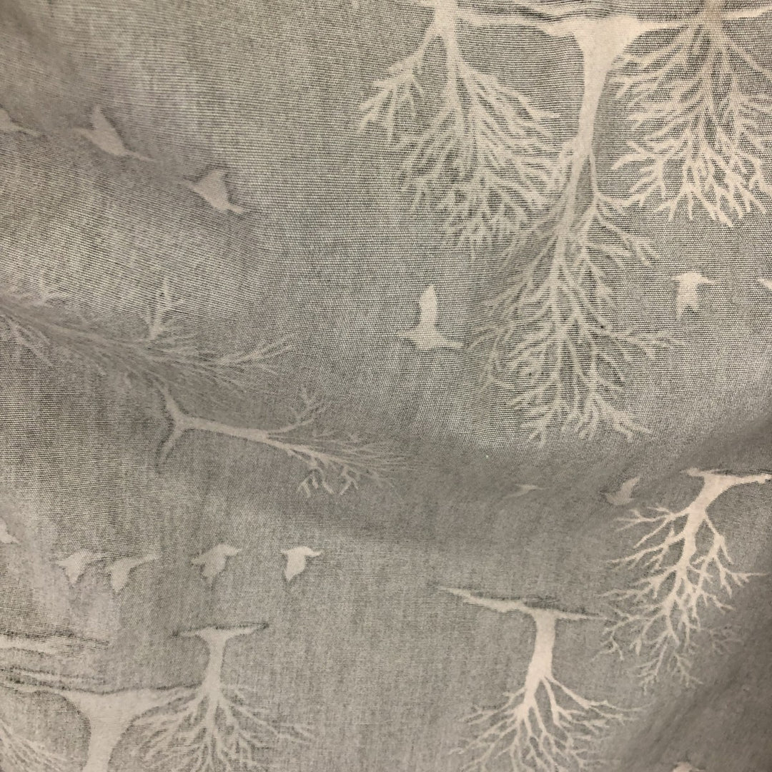 90'S Ralph Lauren CHAPS all-over print long sleeve button-down shirt, men's XL size, vintage /eaa466249