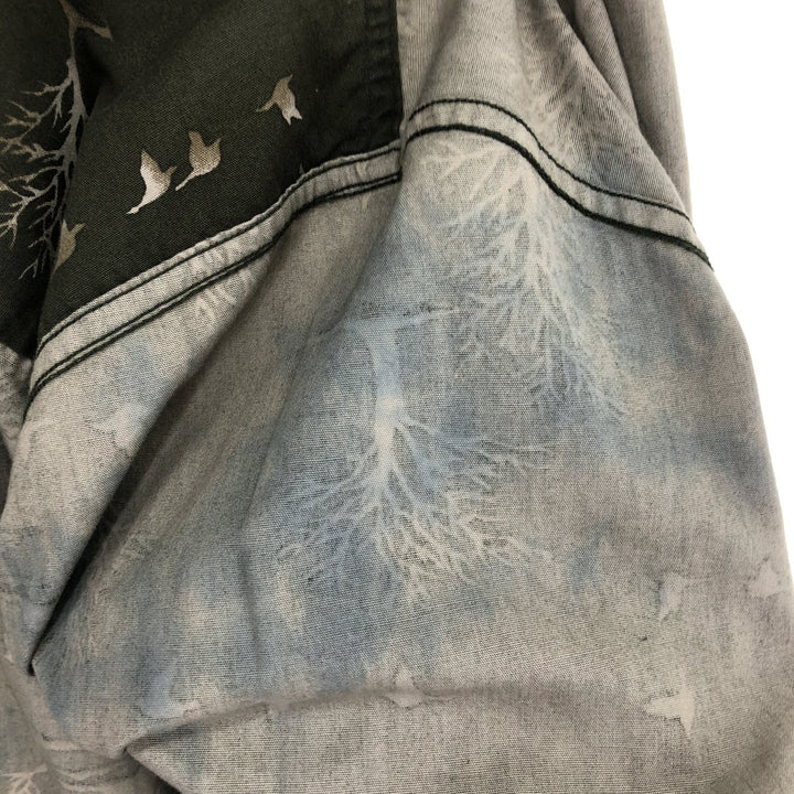 90'S Ralph Lauren CHAPS all-over print long sleeve button-down shirt, men's XL size, vintage /eaa466249