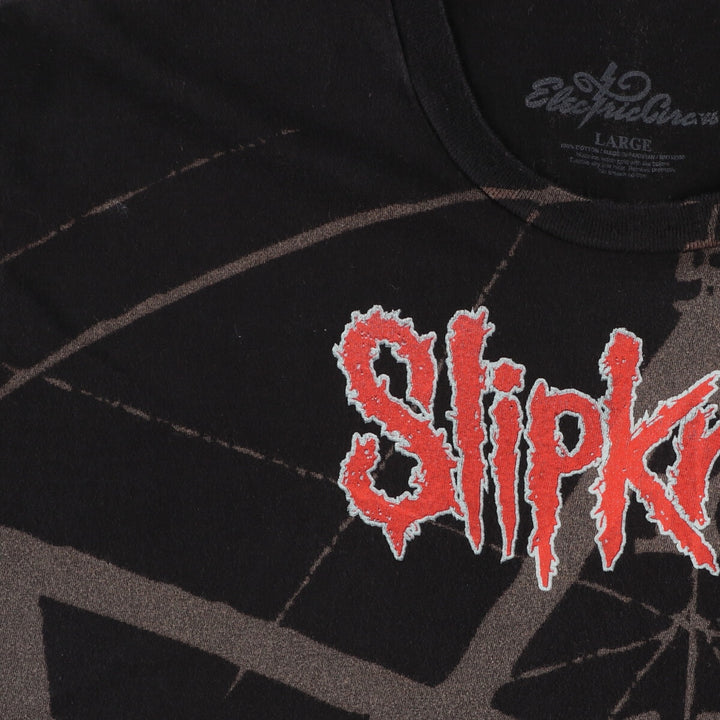 Slipknot Large Print Band T-Shirt Band Tee Men's L size /eaa466253