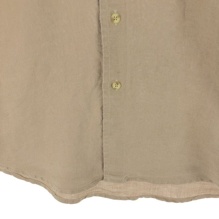 GIANNETOS new line long sleeve linen shirt men's M /eaa466260