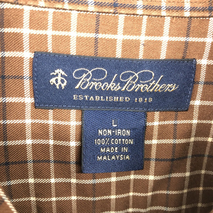 Brooks Brothers Long Sleeve Button-Down Check Shirt Men's L /eaa466266