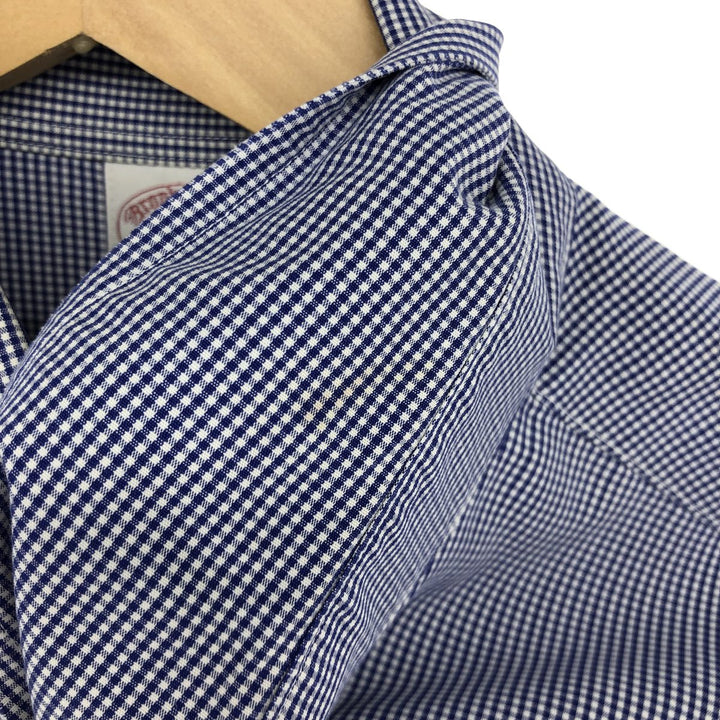 Brooks Brothers Est.1818 Gingham Check Long Sleeve Button-Down Check Shirt Men's L /eaa466267
