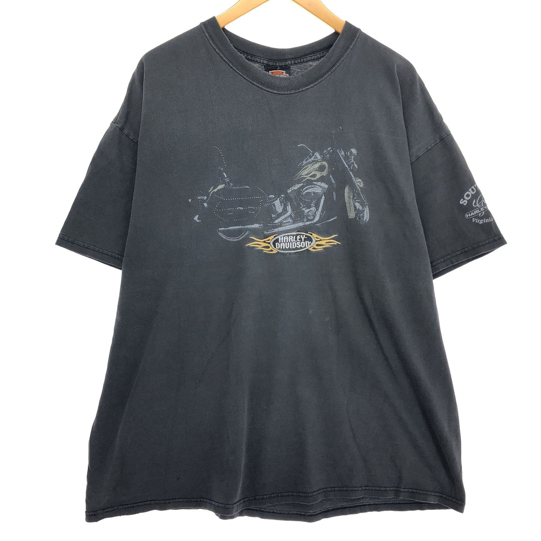 Harley-Davidson Hanes BEEFY Motorcycle Bike T-shirt Men's XXL /eaa466274