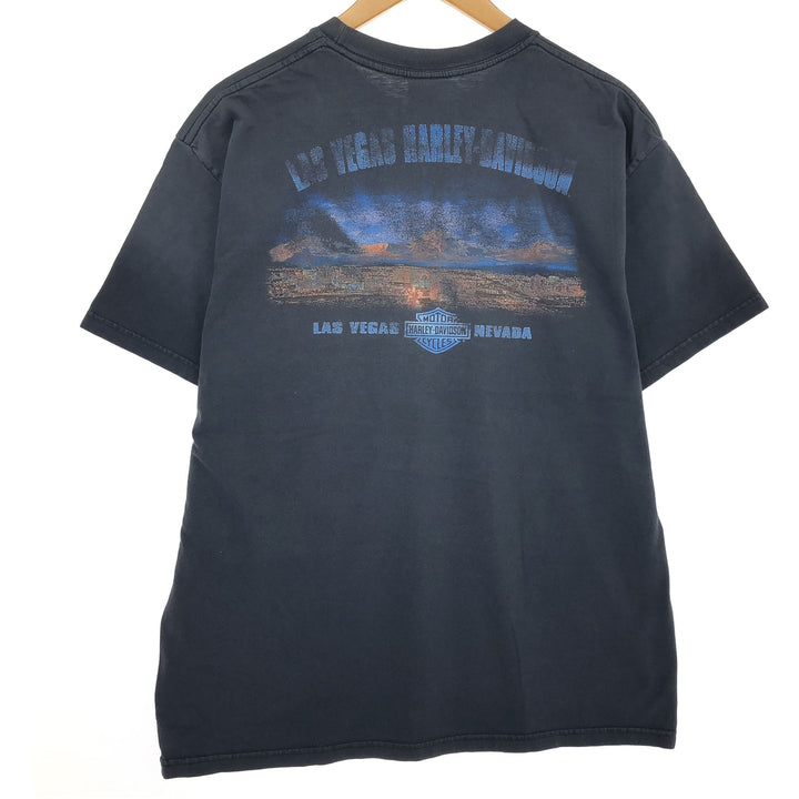 00'S Harley-Davidson De-lux Merchandise Motorcycle Bike T-shirt Men's L size /eaa466276