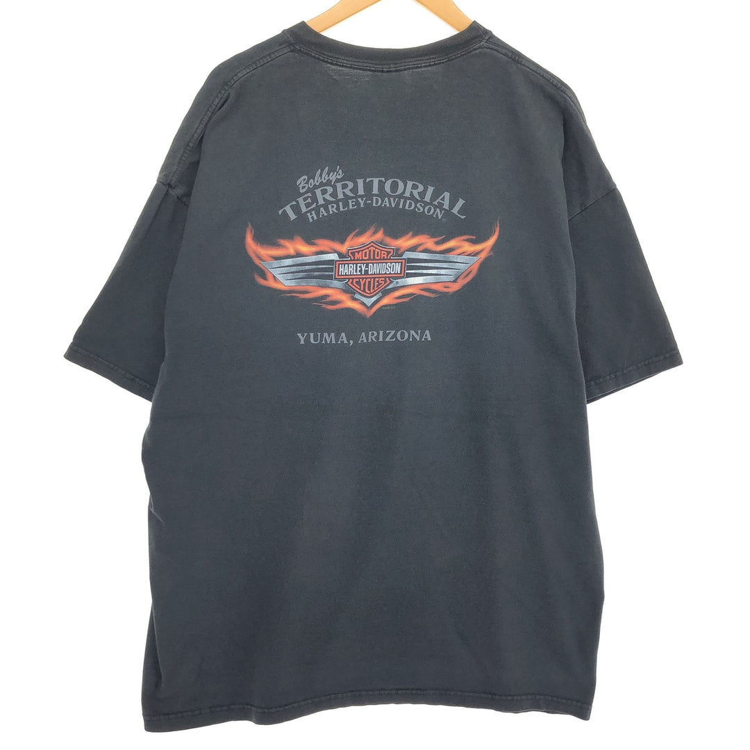 Big size 00'S Harley-Davidson motorcycle bike T-shirt made in USA men's XXXL equivalent /eaa466294