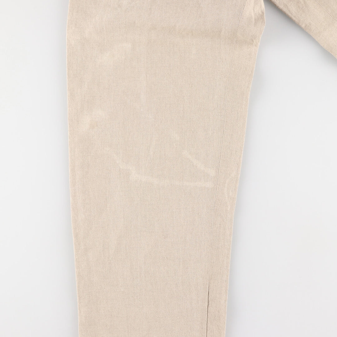 70s-80'S Brooks Brothers Two-pleat Linen Pants Slacks Made in USA Men's W31 Vintage/eaa466343