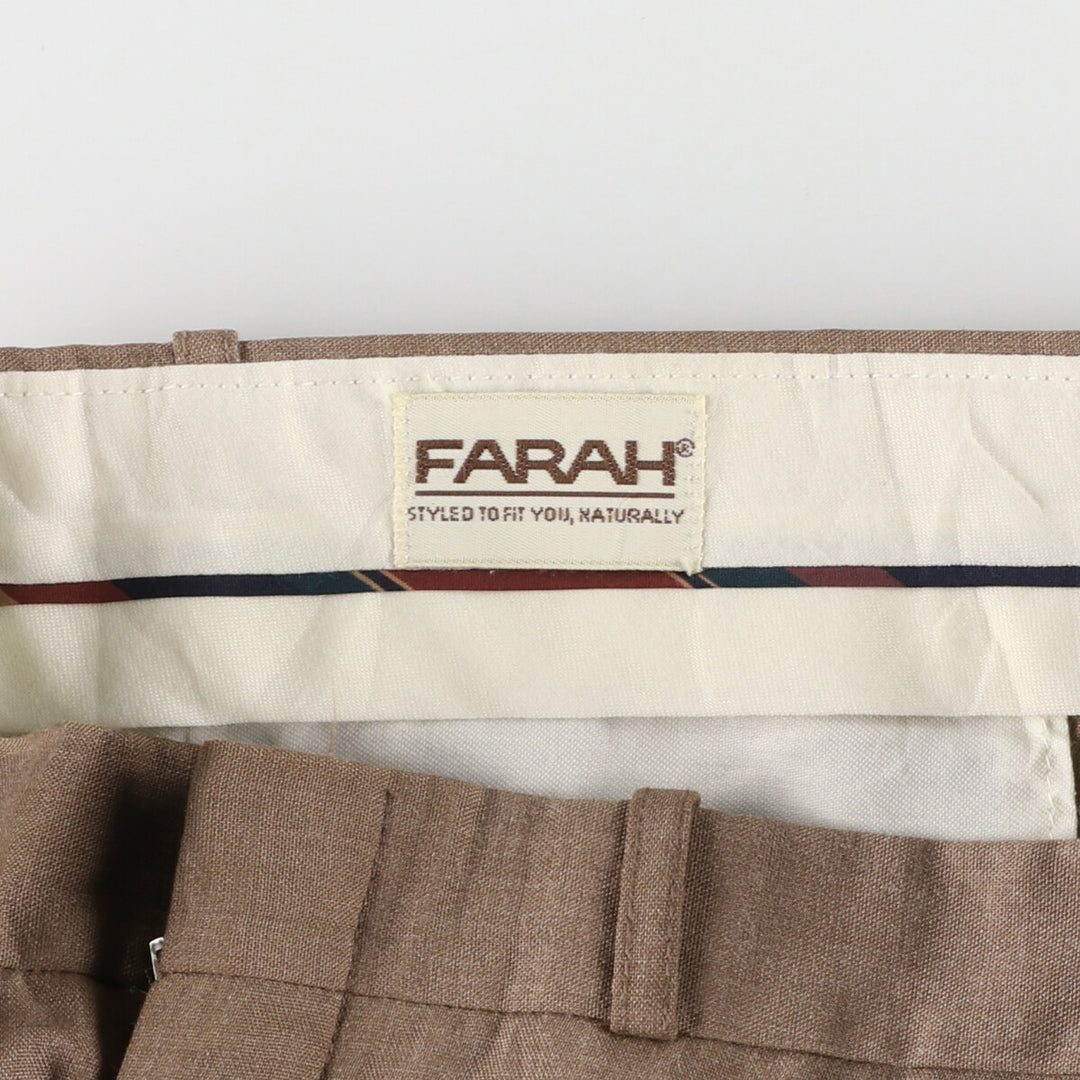 80'S FARAH slacks pants made in USA, men's size w34, vintage /eaa466345