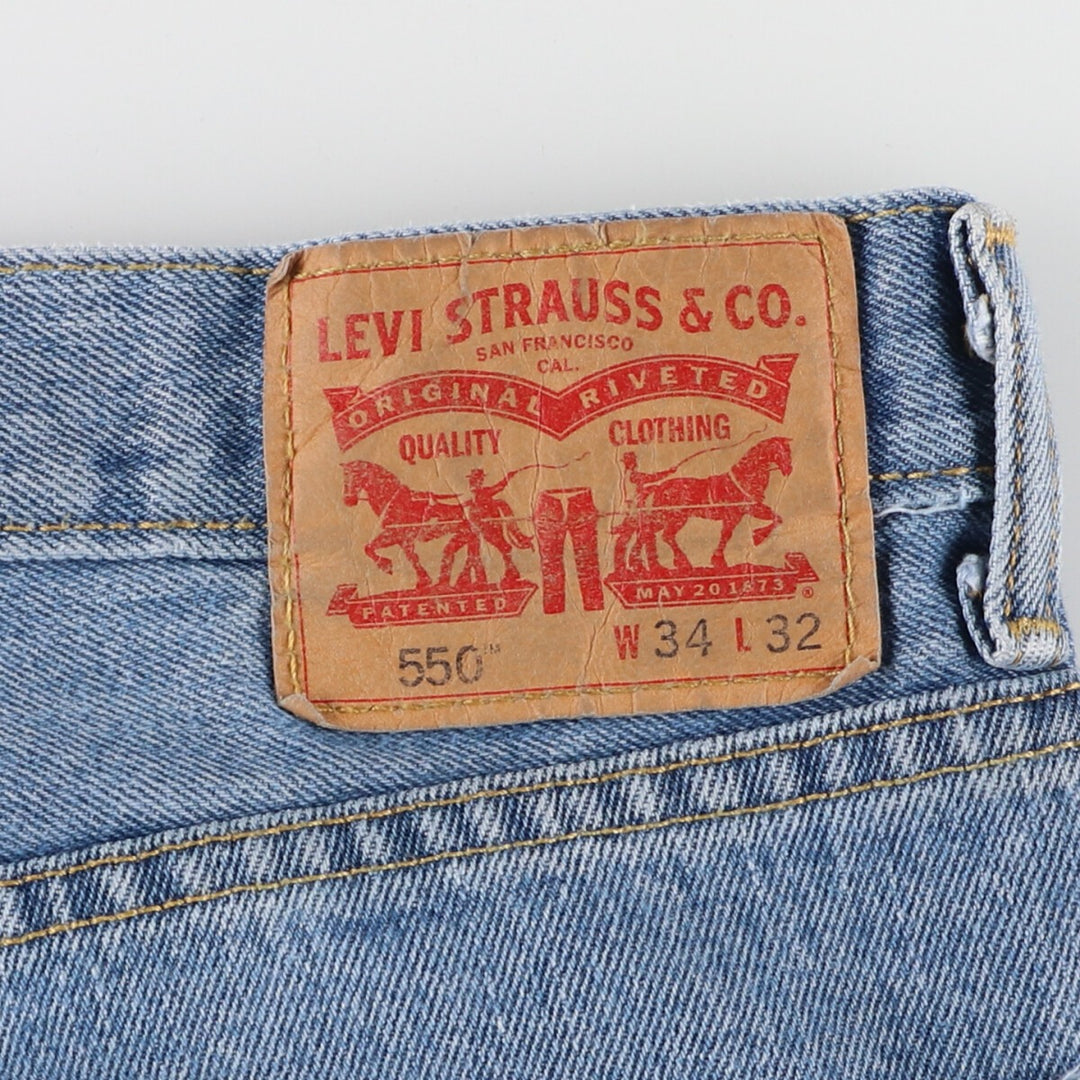 Levi's 550 tapered denim pants for men, size W34, vintage / eaa466348