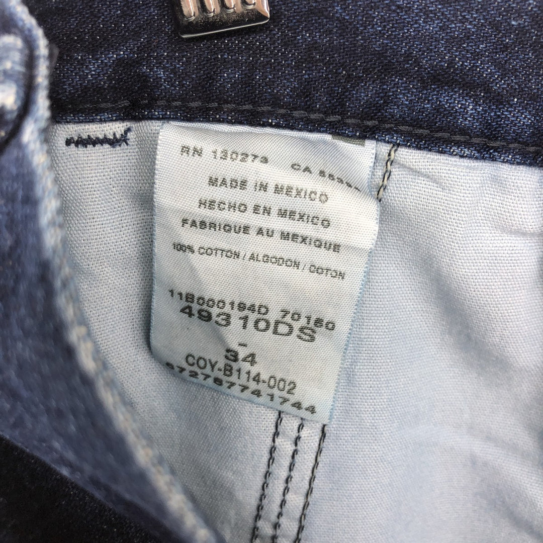 Wrangler Timber Creek Denim Shorts, Men's, W35 cotton navy blue type Vintage Second Hand