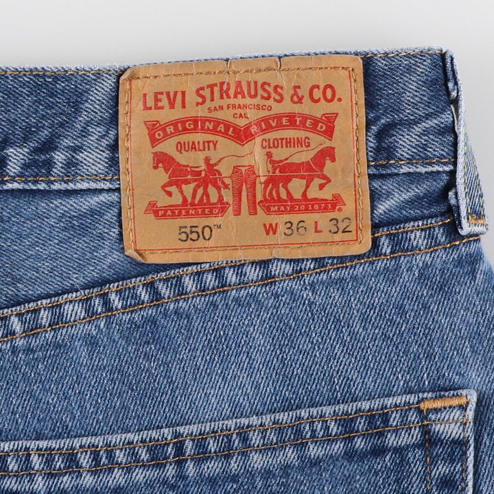 Levi's 550 tapered denim pants for men, size W38, vintage / eaa466358