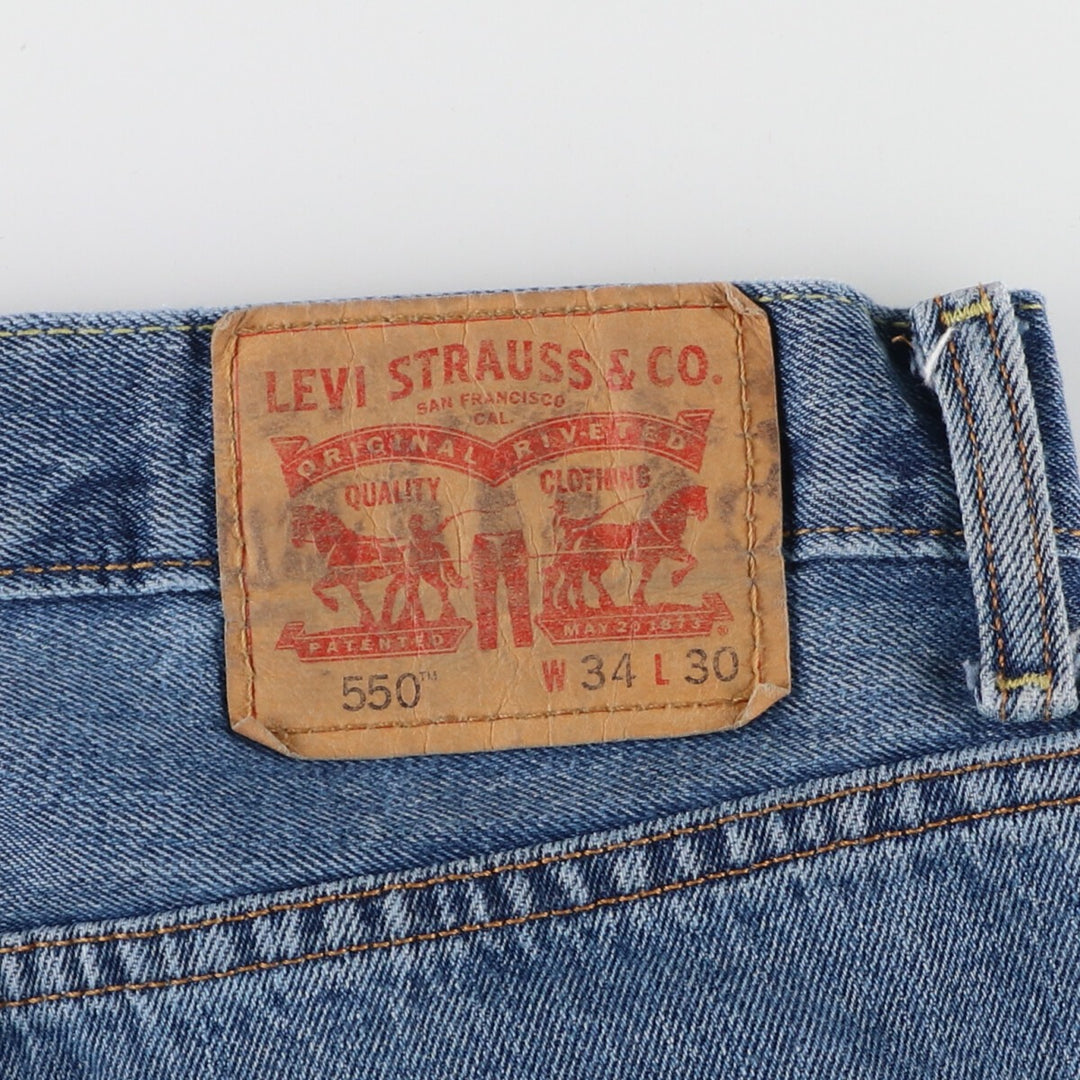 Levi's 550 tapered denim pants for men, equivalent to W35 / eaa466360