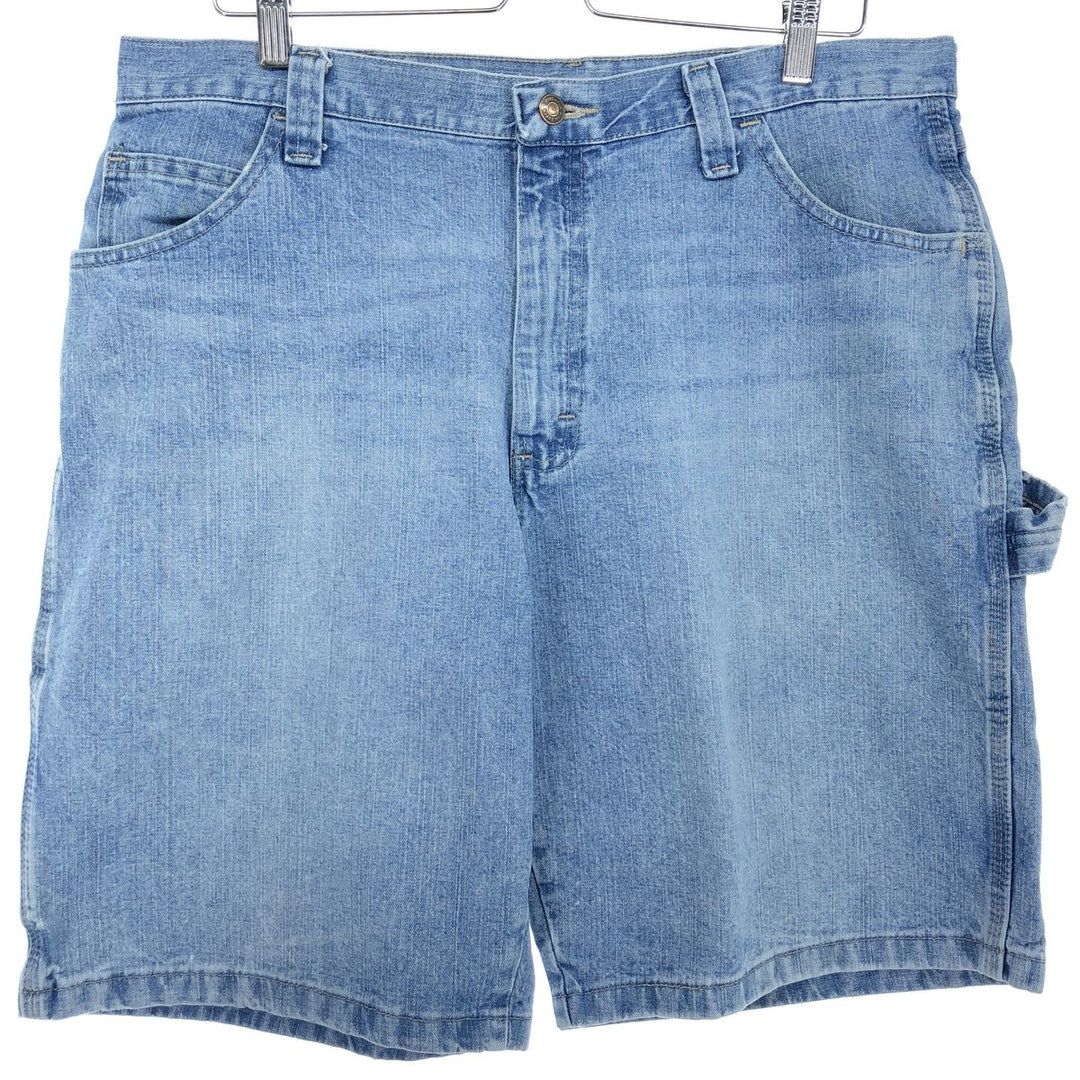 Wrangler Denim Painter Shorts, Shorts, Men's, W35 cotton blue type Vintage Second Hand