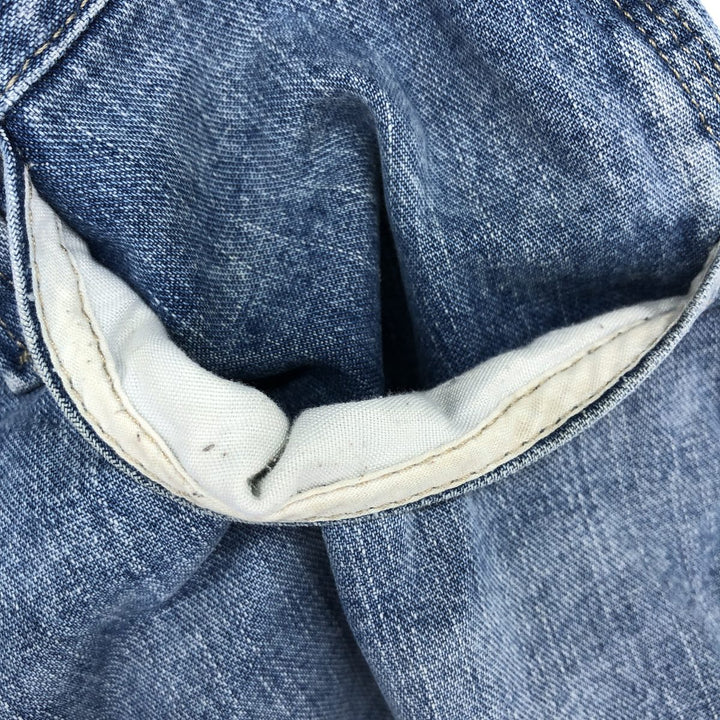 Wrangler Denim Painter Shorts, Shorts, Men's, W35 cotton blue type Vintage Second Hand