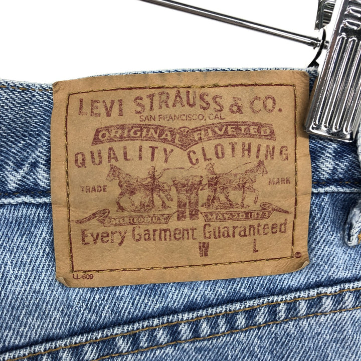 00'S Levi's denim shorts, short pants, men's w32, vintage cotton blue type Vintage Second Hand