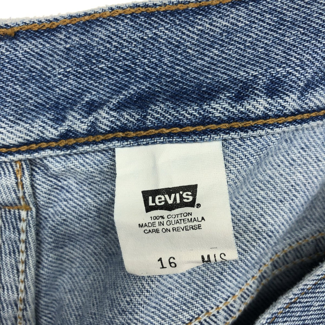 00'S Levi's denim shorts, short pants, men's w32, vintage cotton blue type Vintage Second Hand