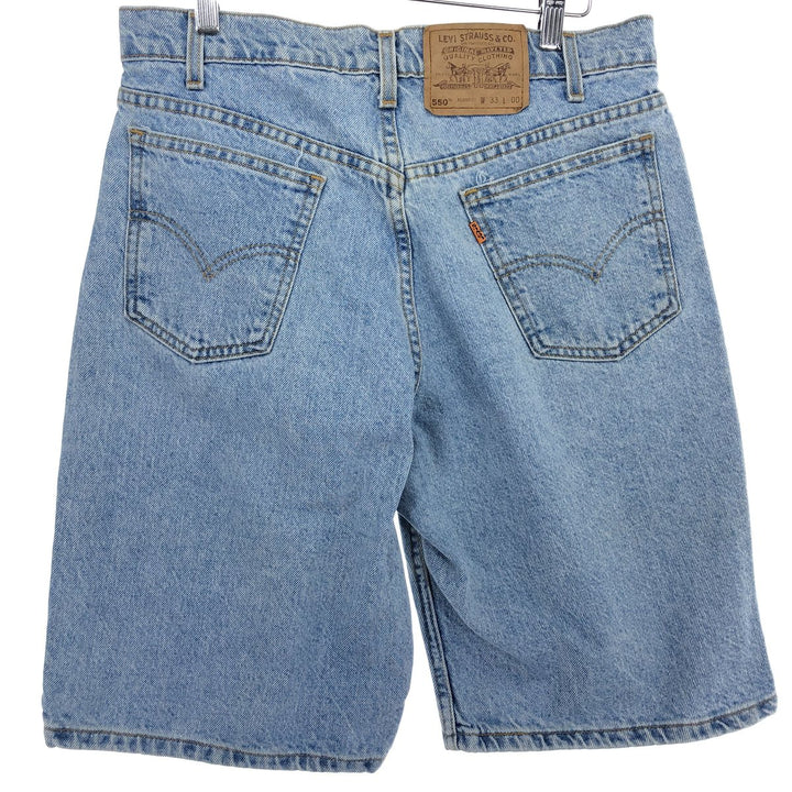 90'S Levi's 550 Relaxed Fit Denim Shorts, Half Pants, Men's, W29, Vintage / eaa466368