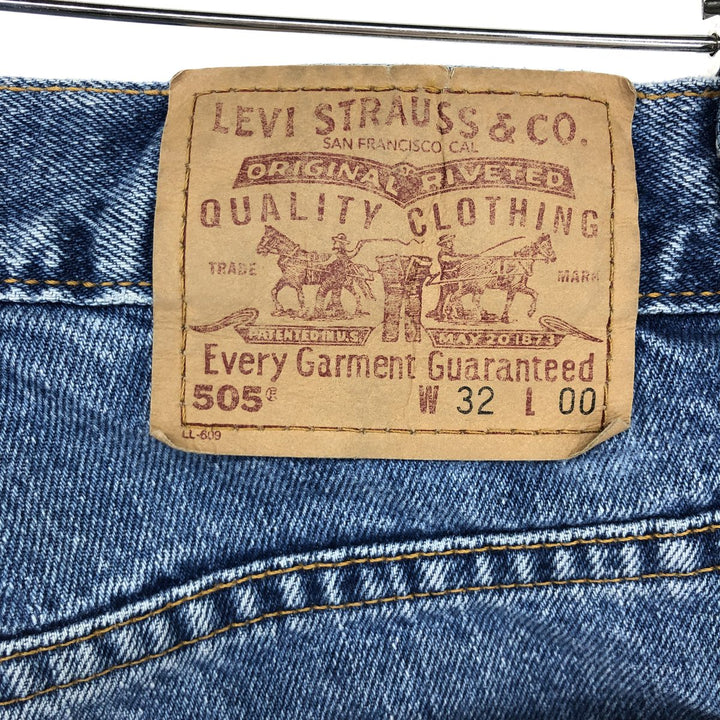 00'S Levi's 505 REGULAR FIT denim shorts, men's w29 vintage / eaa466370