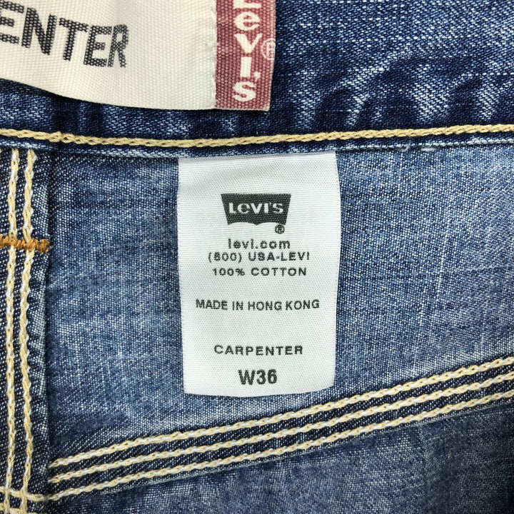 Levi's CARPENTER denim painter shorts short pants men's w37 cotton blue type Vintage Second Hand