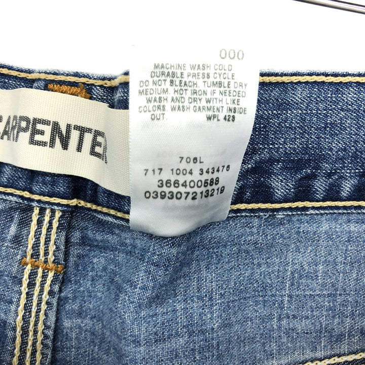 Levi's CARPENTER denim painter shorts short pants men's w37 cotton blue type Vintage Second Hand