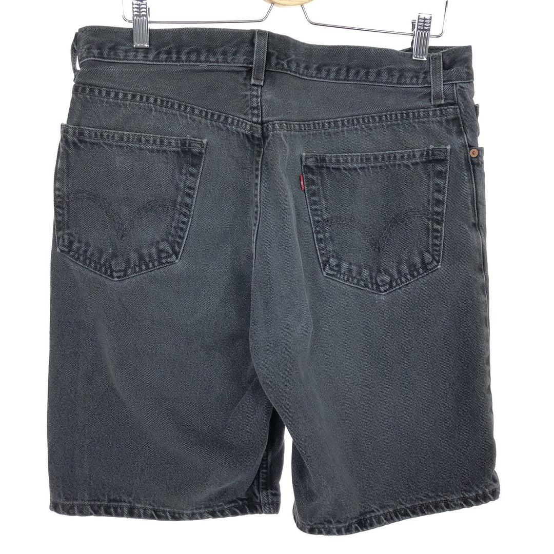 Levi's 505 REGULAR FIT Black Denim Shorts Shorts Men's W35 / eaa466374