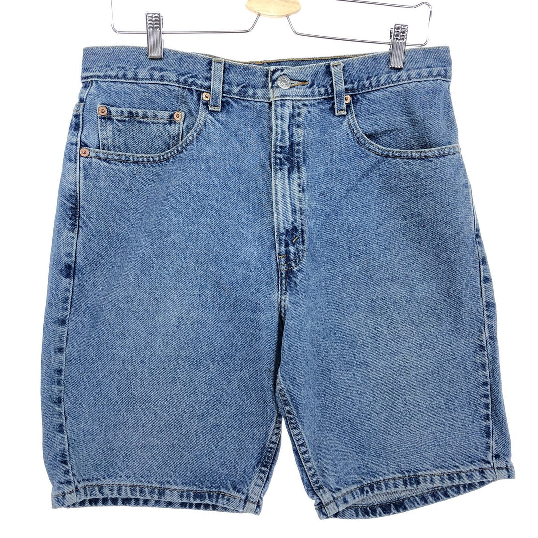 00'S Levi's 505 REGULAR FIT denim shorts, short pants, men's w32, vintage cotton blue type Vintage Second Hand