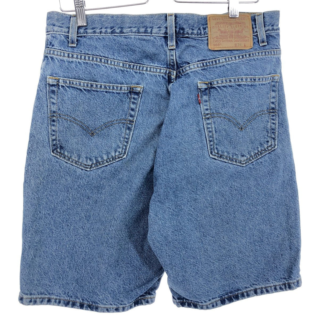 00'S Levi's 505 REGULAR FIT denim shorts, short pants, men's w32, vintage cotton blue type Vintage Second Hand