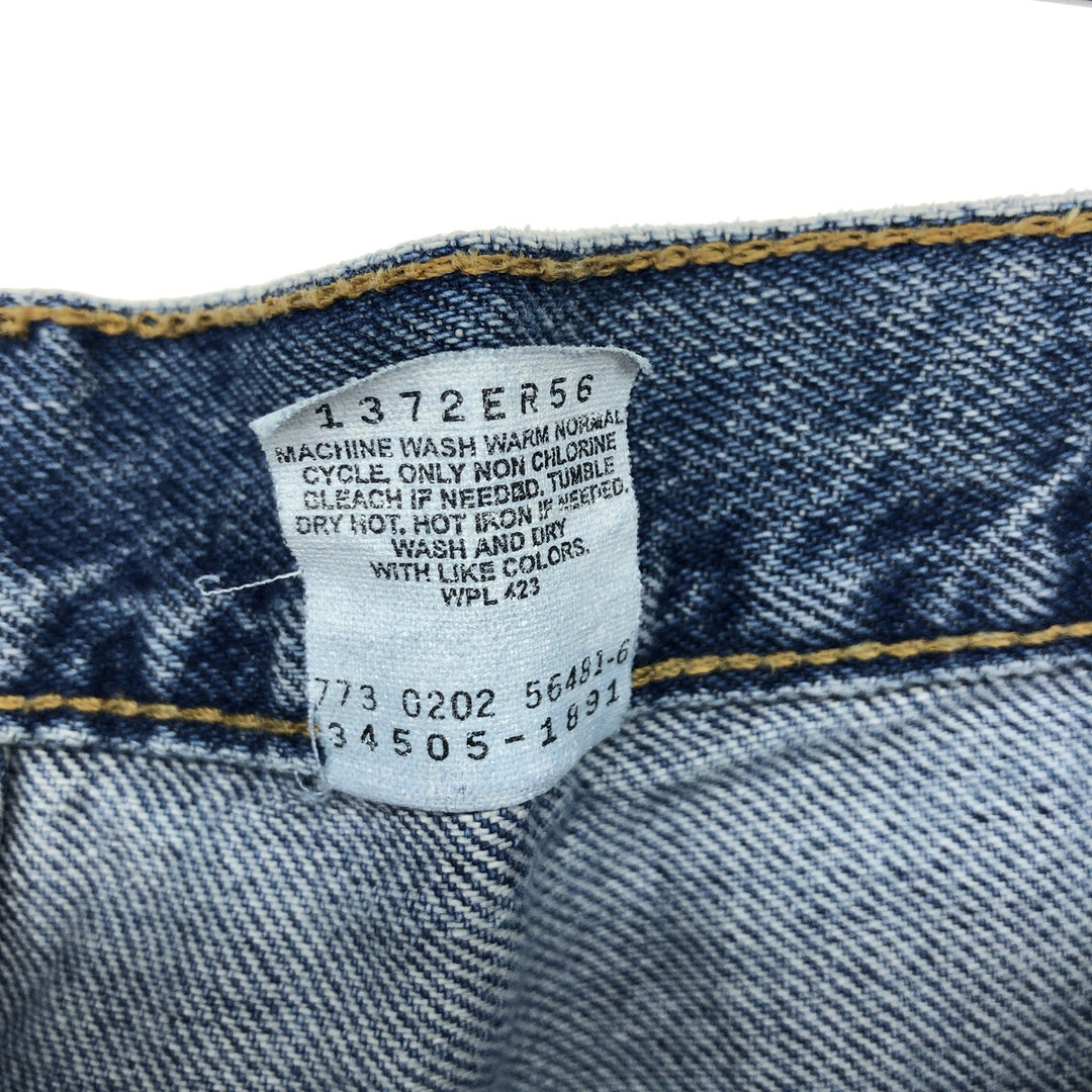 00'S Levi's 505 REGULAR FIT denim shorts, short pants, men's w32, vintage cotton blue type Vintage Second Hand