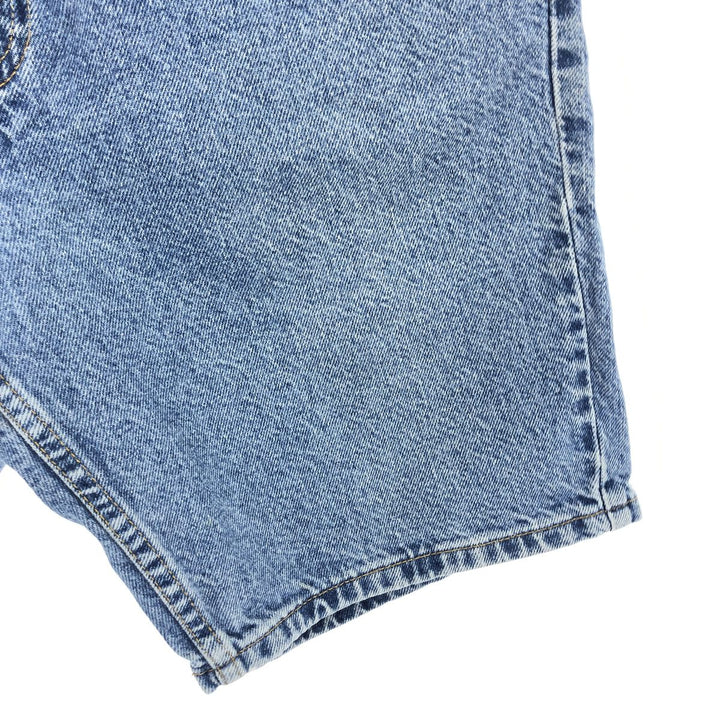 00'S Levi's 505 REGULAR FIT denim shorts, short pants, men's w32, vintage cotton blue type Vintage Second Hand