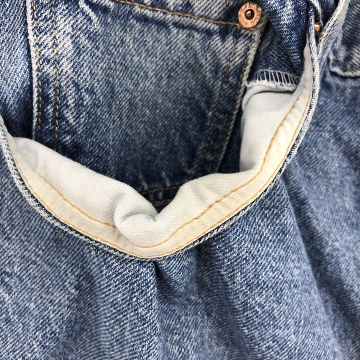 00'S Levi's 505 REGULAR FIT denim shorts, short pants, men's w32, vintage cotton blue type Vintage Second Hand