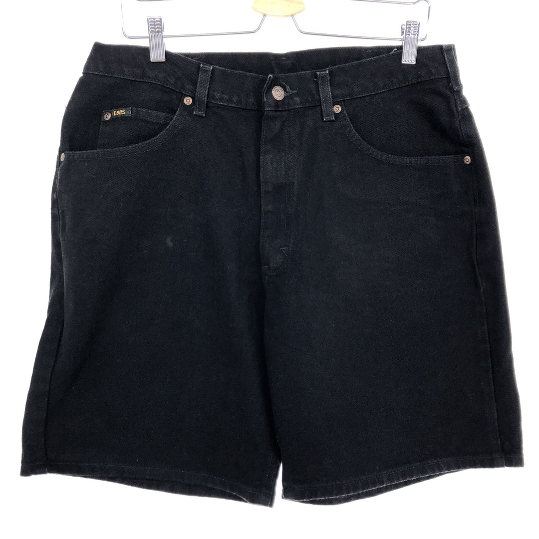 Lee Black Denim Shorts Shorts Men's W35 / eaa466381