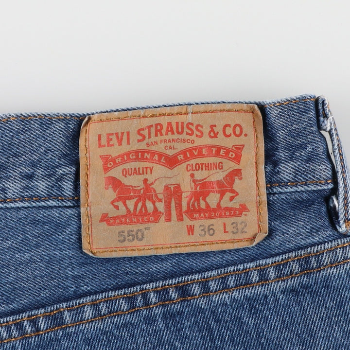 Levi's 550 tapered denim pants for men, size W36 / eaa466395