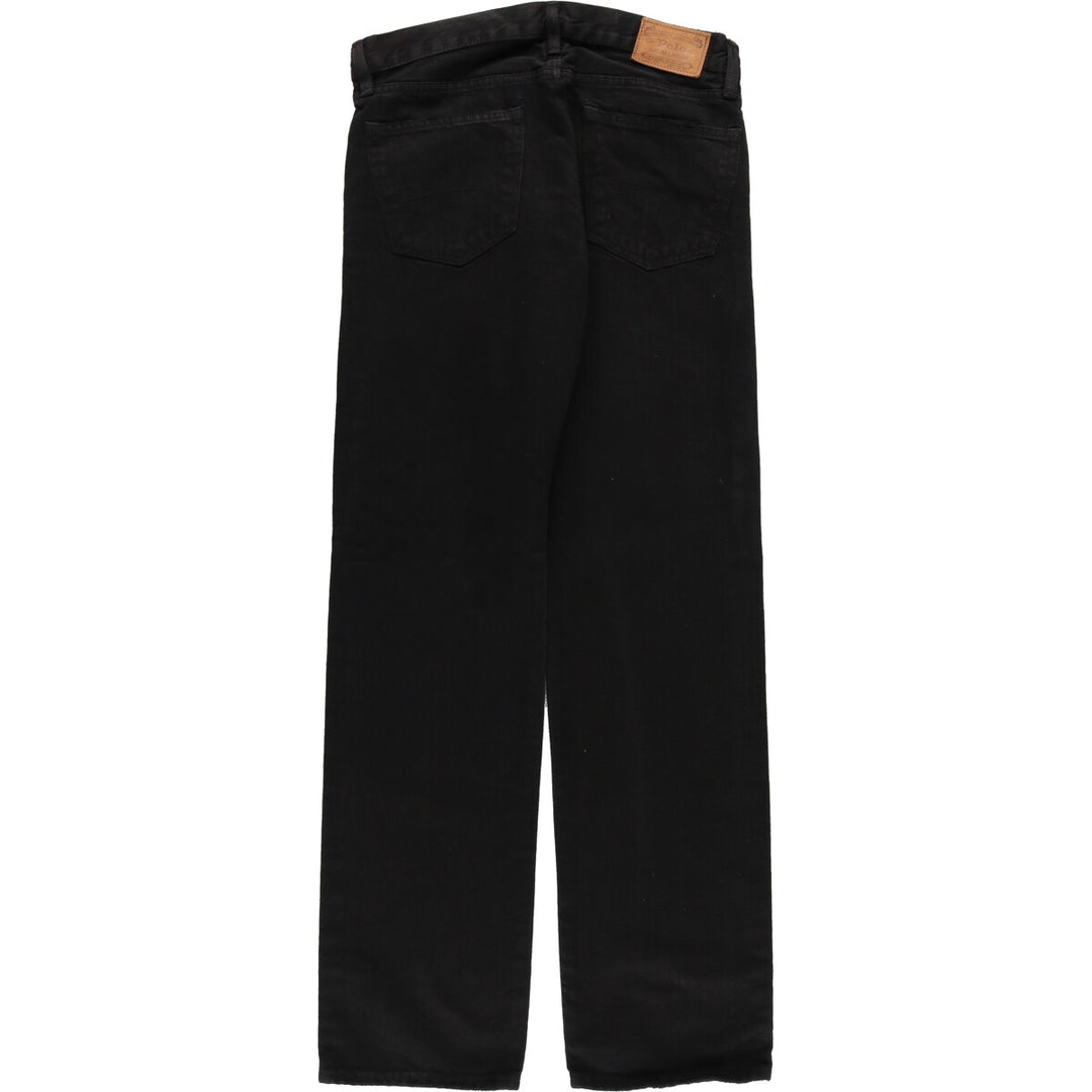 Ralph Lauren POLO RALPH LAUREN Black denim straight denim pants for men, W34 equivalent / eaa466398