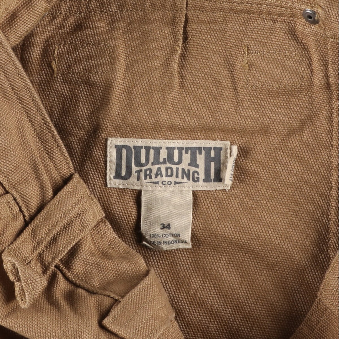 DULUTH TRADING Duck Painter Shorts Shorts Men's w34 cotton brown type Vintage Second Hand