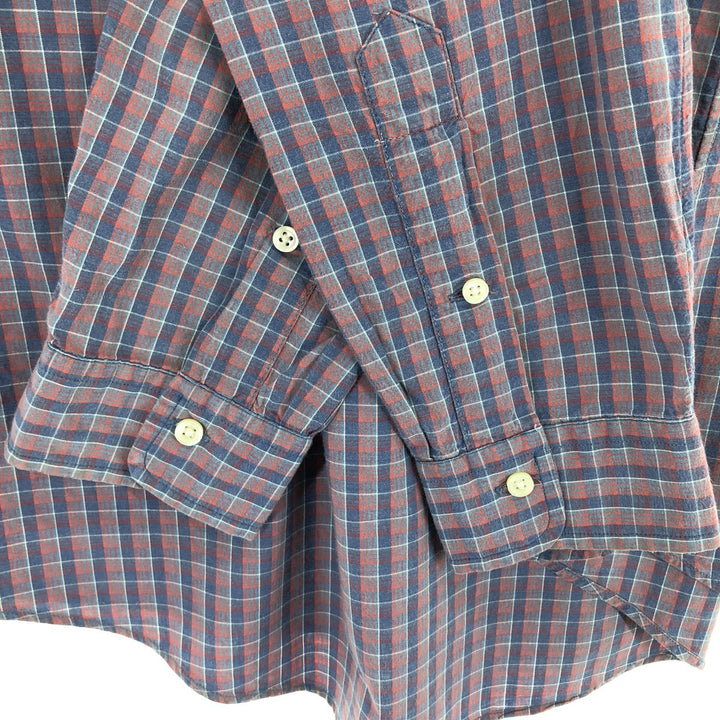 Ralph Lauren long sleeve button down check shirt, men's size L / eaa466400