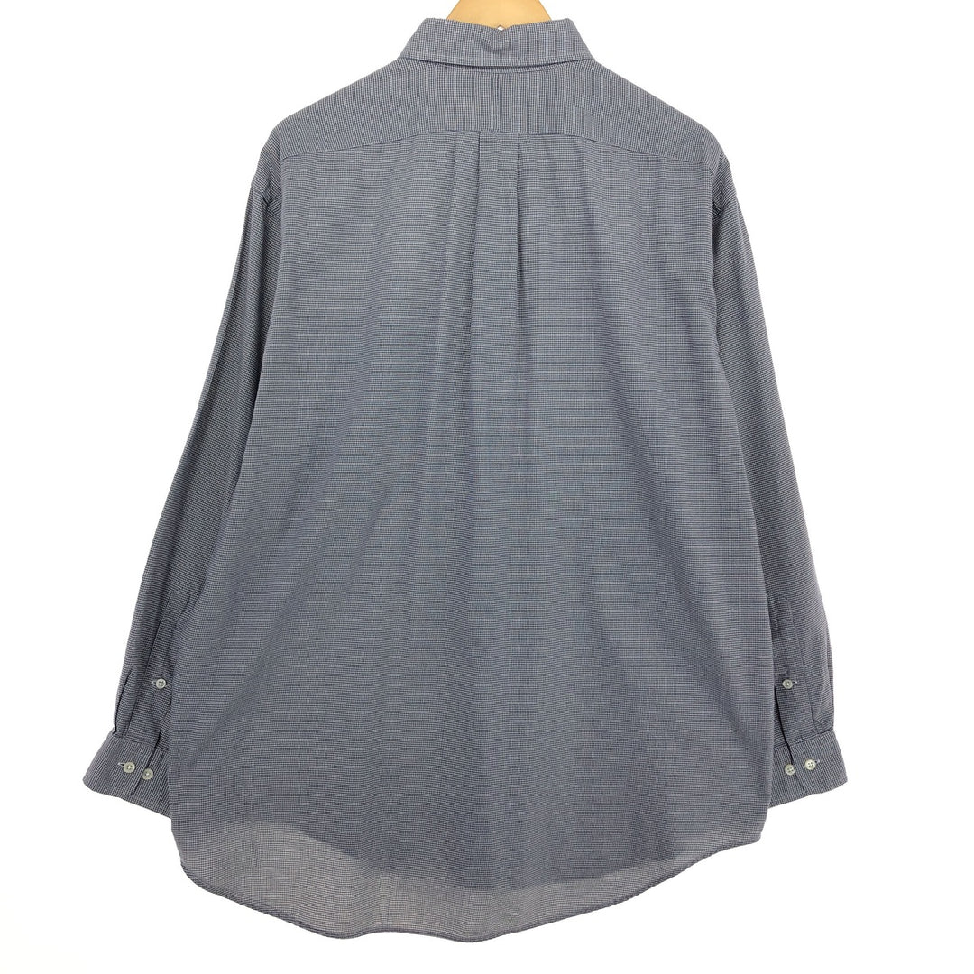 Ralph Lauren Ralph Lauren YARMOUTH Houndstooth Pattern Long Sleeve Button Down Shirt Men's XL /eaa466401