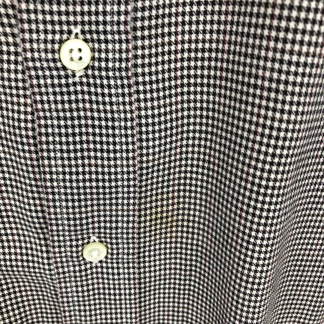 Ralph Lauren Ralph Lauren YARMOUTH Houndstooth Pattern Long Sleeve Button Down Shirt Men's XL /eaa466405