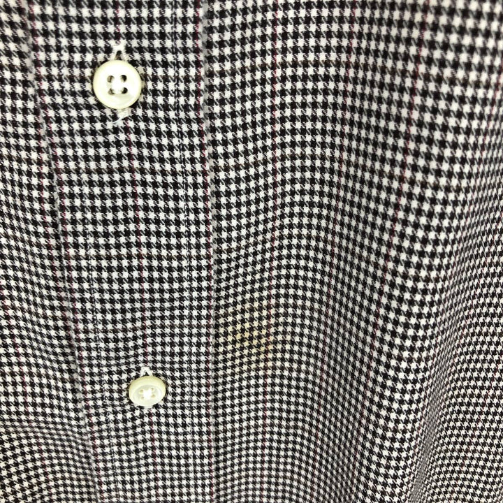 Ralph Lauren Ralph Lauren YARMOUTH Houndstooth Pattern Long Sleeve Button Down Shirt Men's XL /eaa466405